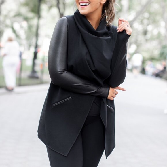 NWT Spanx Drape Front Jacket Size XS - Picture 1 of 16